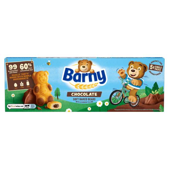 Barny Chocolate, Soft Baked Bears Biscuits (5 pack)