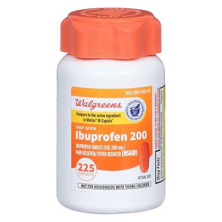 Walgreens Ibuprofen Pain Reliever/Fever Reducer, 200 mg Tablets - 150.0 Ea