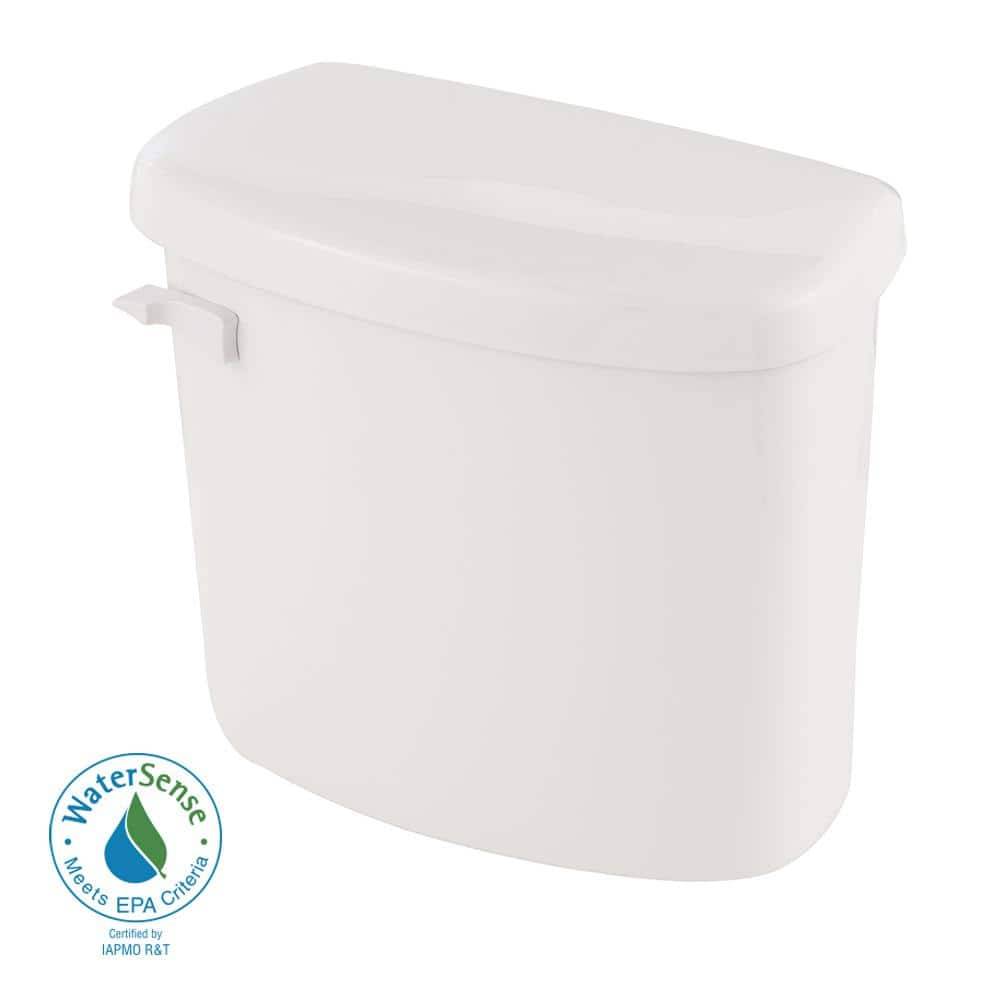 1.28 Gpf Single Flush Toilet Tank With Flapper/Piston Technology In White