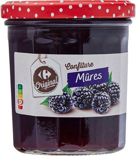 Carrefour - Confiture mûres (370g)