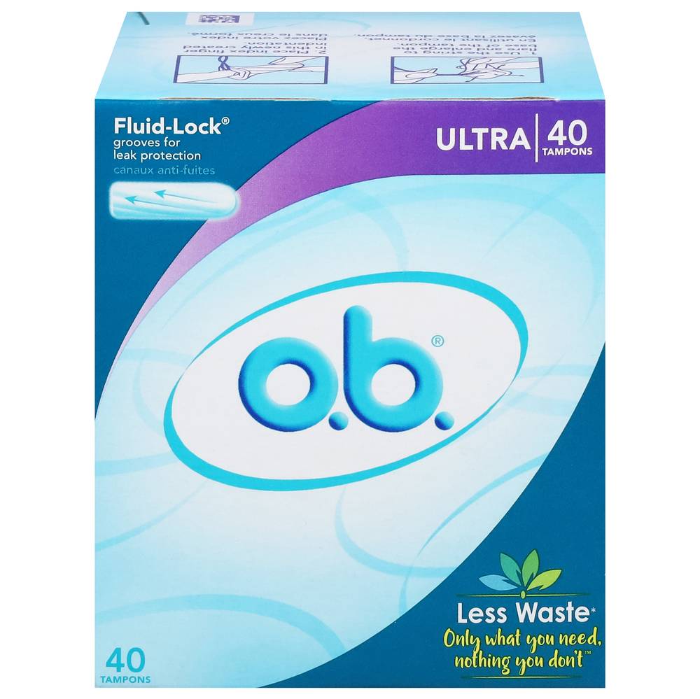 o.b. Ultra Tampons (40 ct)