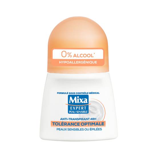 Mixa - Protection deodorant bille tolerance optimale (50 ml)