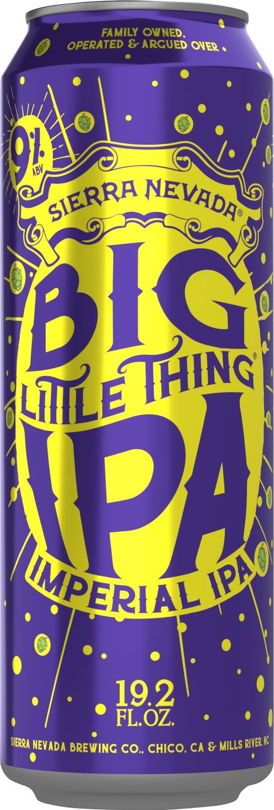 Sierra Nevada Big Little Thing Imperial Ipa Beer (19.2 fl oz)