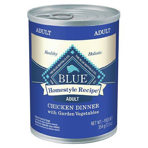 Blue Buffalo Homestyle Recipe Chicken Dinner with Garden Vegetables for Dogs - 12.5 OZ