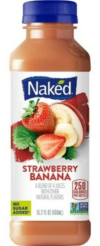 Naked Juice Strawberry Banana Bottle 15.2oz