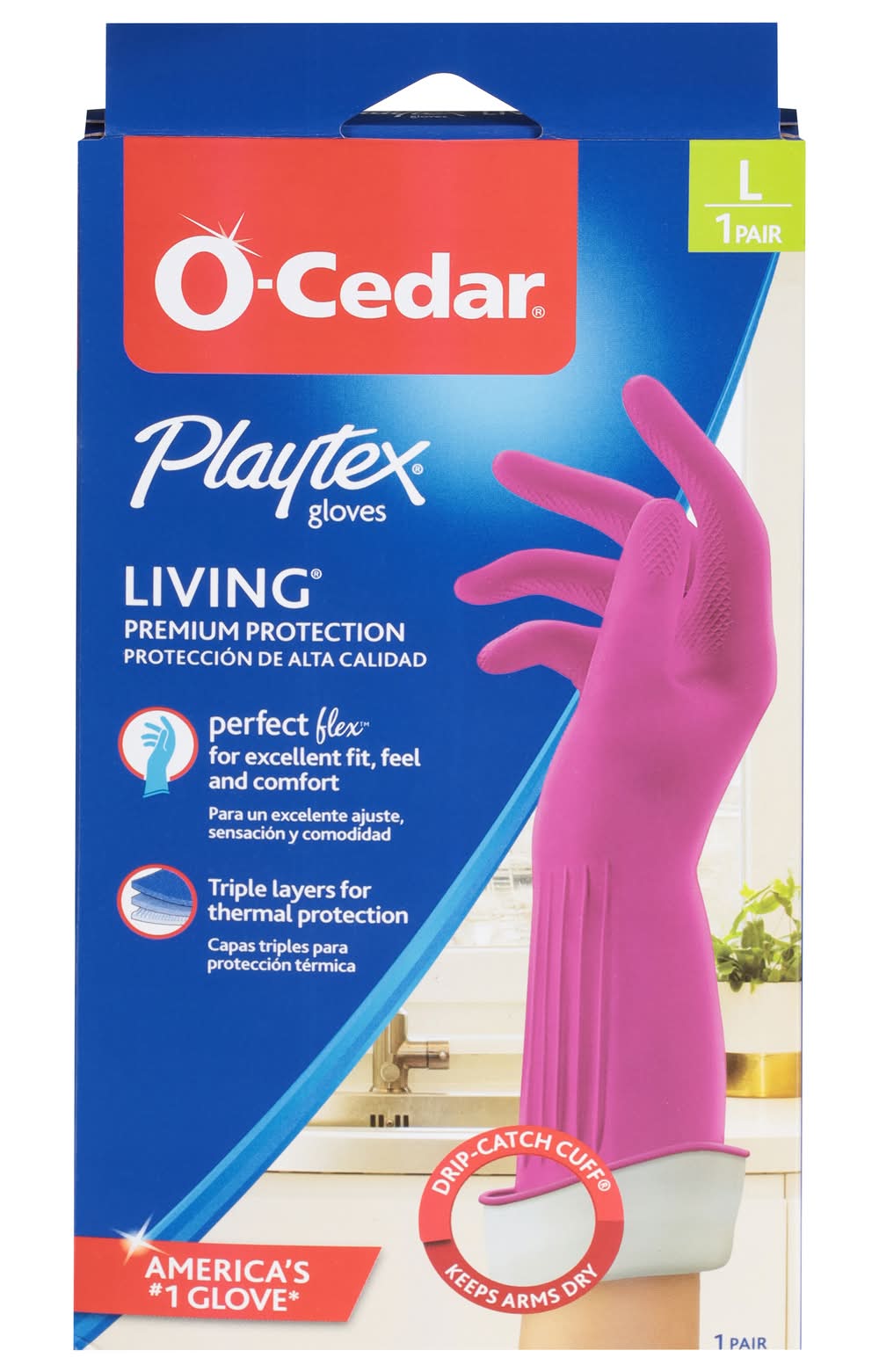 O-Cedar Playtex Living Gloves Large (6.5 oz)