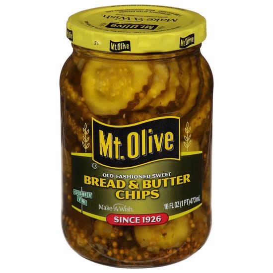 Mt Olive Bread & Butter Chips Pickles