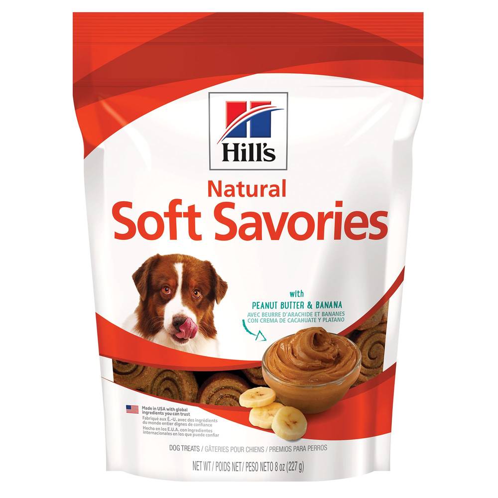 Hill's® Science Diet® Soft Savories Dog Treat - Natural, Peanut Butter & Banana (Flavor: Peanut Butter & Banana, Size: 8 Oz)