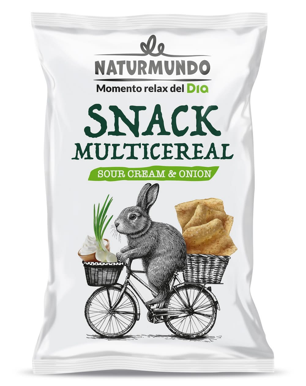 Snack Multicereal Sour Cream & Onion Naturmundo De Dia Bolsa 95 G