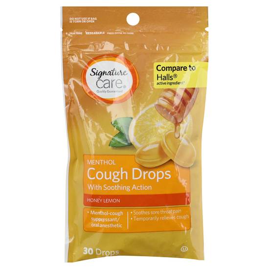 Cough Drops Honey Lemon