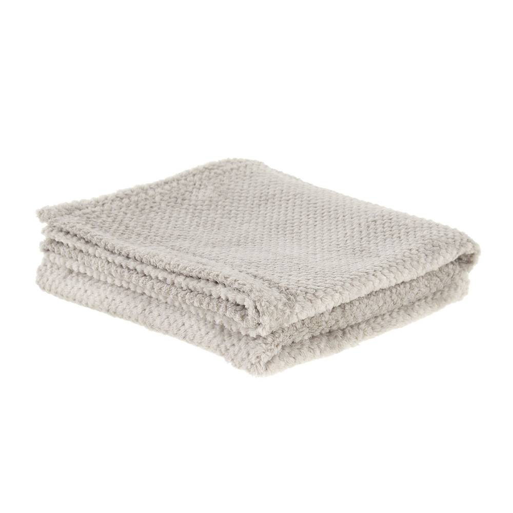 Whisker City Cat Blanket (grey)