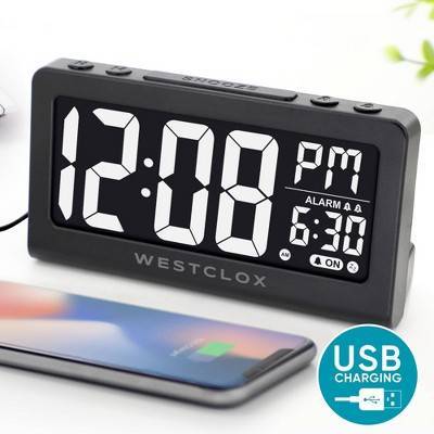 Westclox Vibrating Bed Shaker Digital Alarm Clock