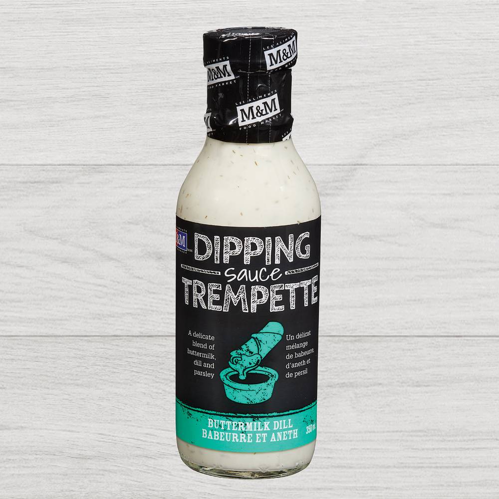 M&M Food Market · Sauce trempette Babeurre et aneth - Buttermilk Dill Dipping Sauce (350 ml)