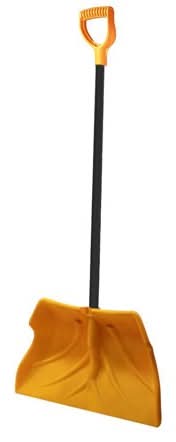 ERA Eclipse Straight Shaft Scoop Shovel, 24 ft, Yellow