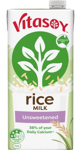 Vitasoy Unsweetened Rice Milk (1L)