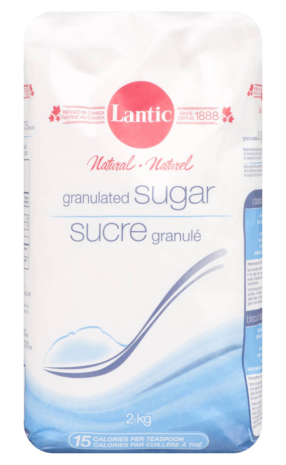 Lantic sucre granulé naturel - natural granulated sugar
