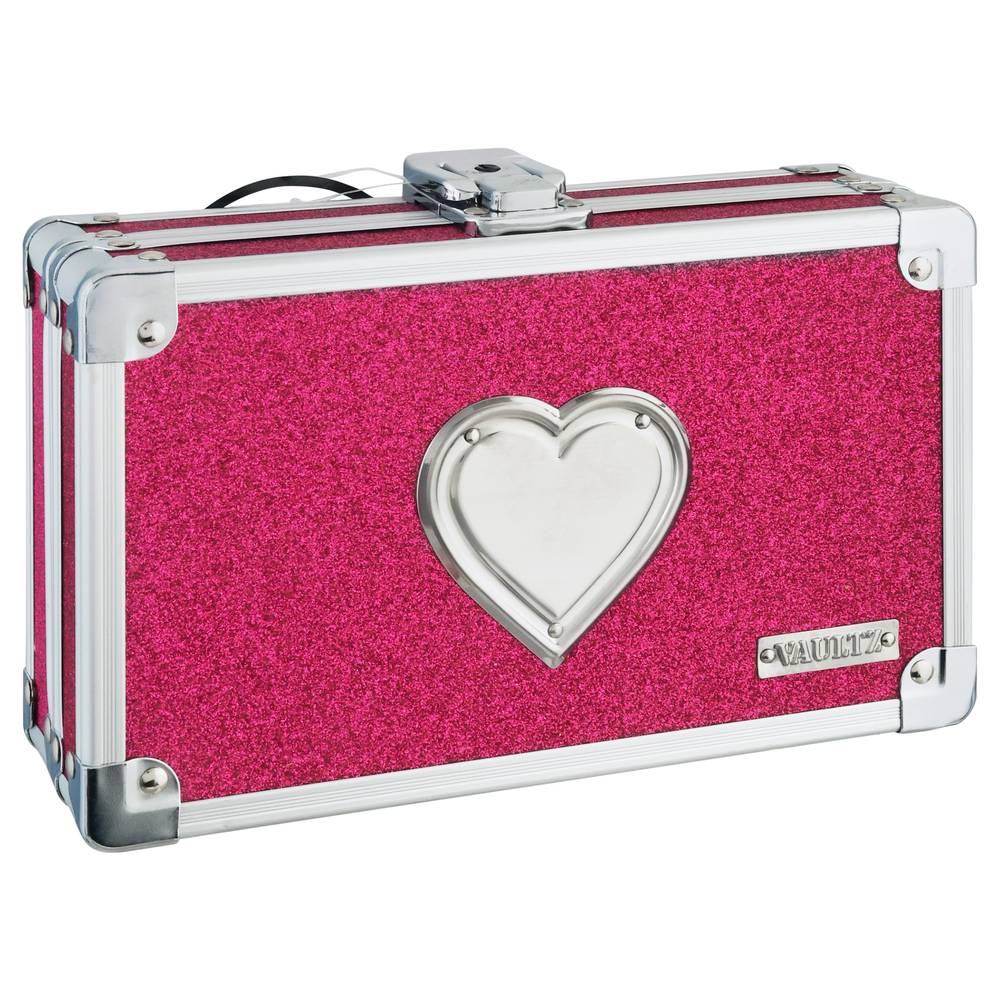 Vaultz Lock It Up! Locking Pencil Box, Pink