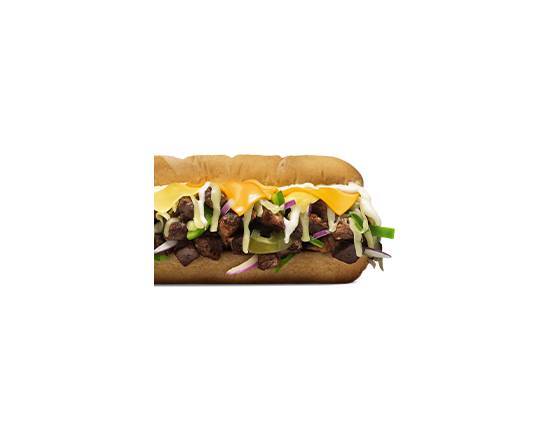 Philly-Style Three-Cheese Steak Subway Six Inch®