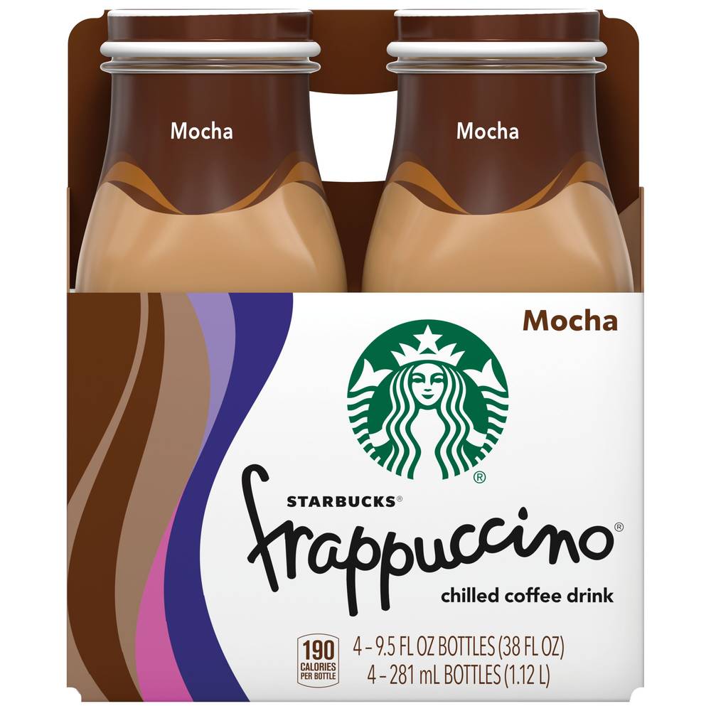 Starbucks Frappuccino Chilled Coffee Drink (4 ct, 9.5 fl oz) (mocha)