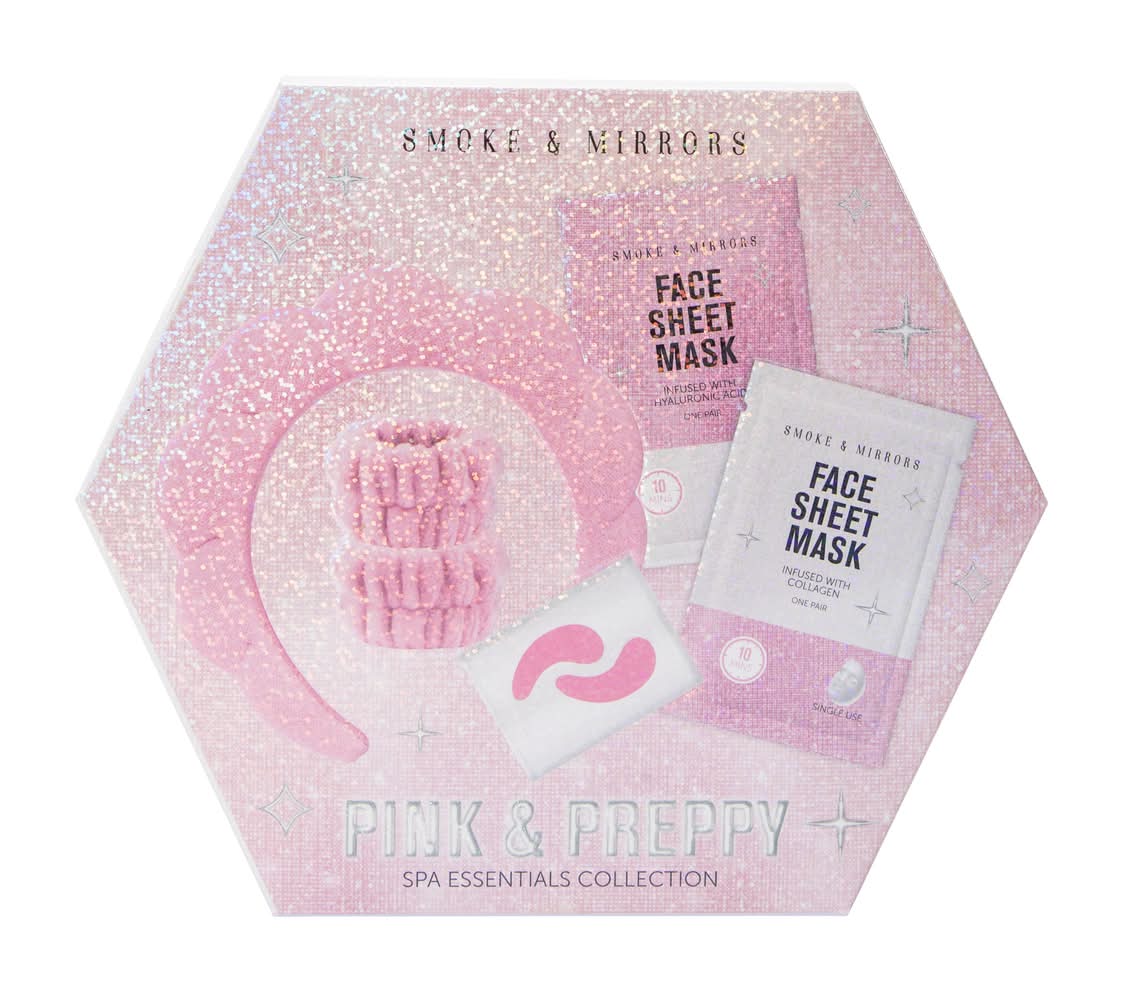 Smoke & Mirrors Pink & Preppy Spa Essentials Collection