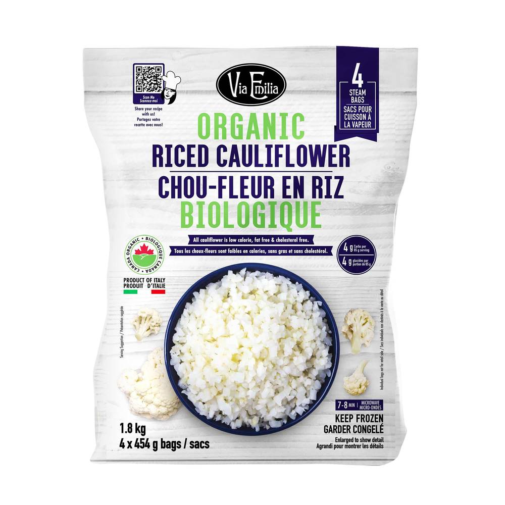 Chou-fleur en riz biologique (1.8 kg) - Organic riced cauliflower (1.8 kg)