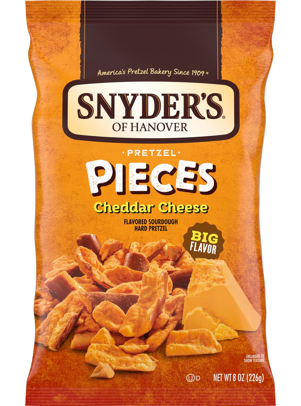 Snyder's of Hanover Pretzel Pieces, Cheddar Cheese (8 oz)