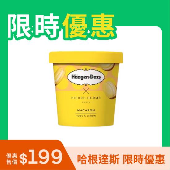 Häagen-Dazs 柚香檸檬許馬卡龍冰淇淋 420ml