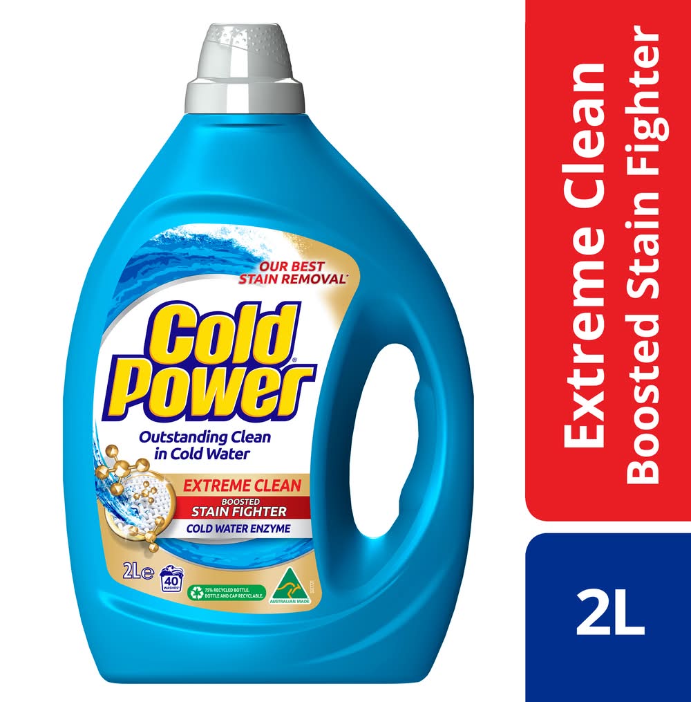 Cold Power Extreme Clean Laundry Detergent (2L)