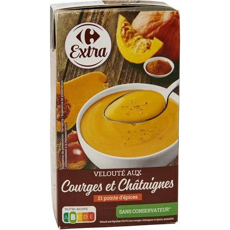 Carrefour Extra - Soupe velouté courges châtaignes