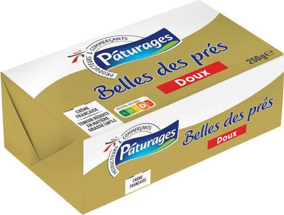 Beurre belle des prés, doux - paturages - 250g