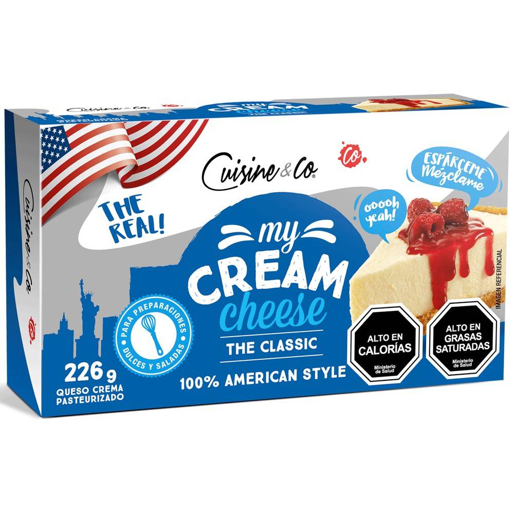 Cuisine & Co · Queso crema pasteurizado (226 g)