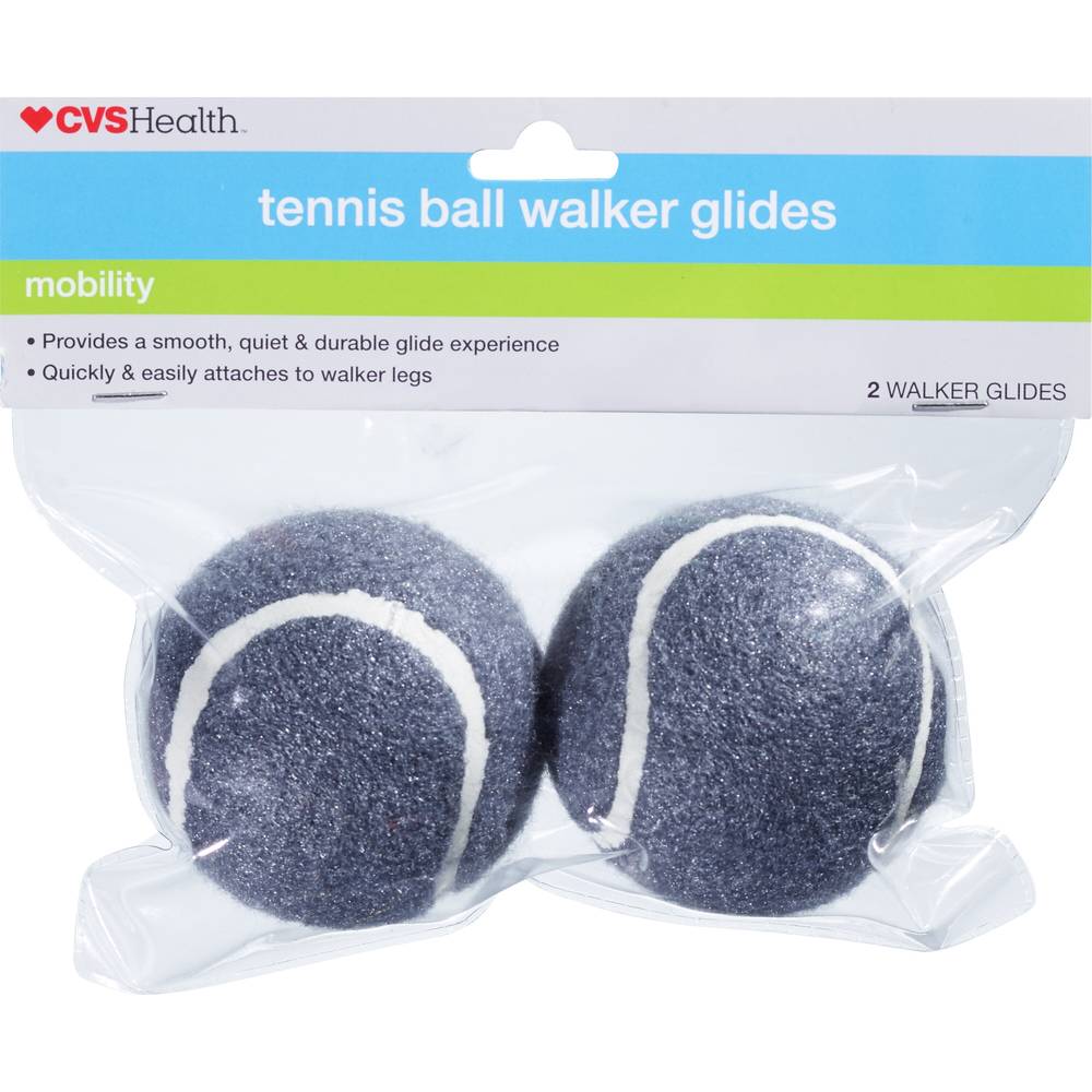 Cvs Health Walker Rear Tennis Ball Glides, 1 Pair