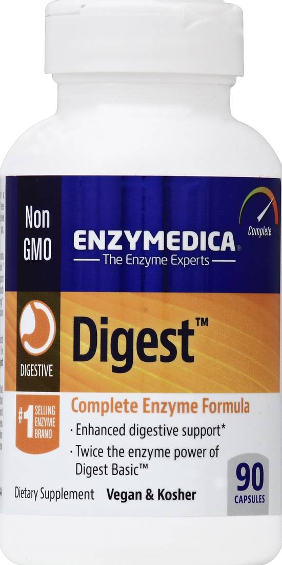 Enzymedica Digest Complete Enzyme Formula Capsules (90 ct) | Delivery ...