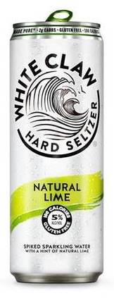 White Claw Natural Lime Hard Seltzer 12x 12oz Cans