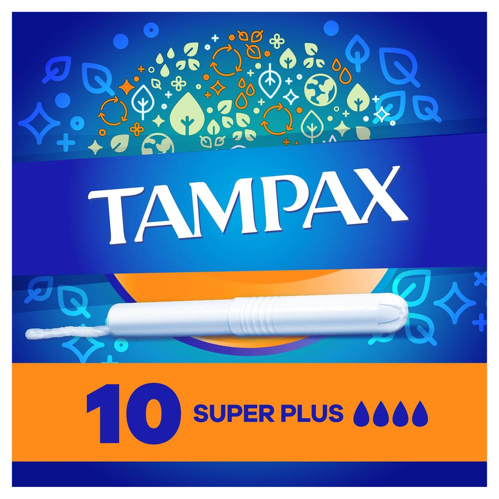 Tampax · Tampones con aplicador super plus (10 un)