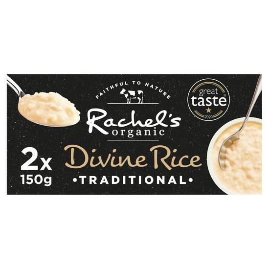 Rachel's Organic Divine Rice Puddings 2x150g