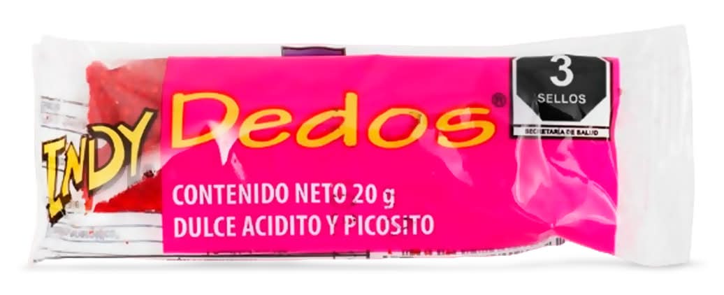 Indy · Dedos dulce acidulado y picosito, tamarindo (20 g)