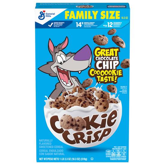Cookie Crisp Chocolate Chip Breakfast Cereal (18.3 oz)