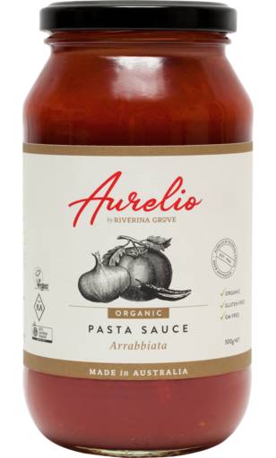 Aurelio Organic Arrabbiata Pasta Sauce (500g)
