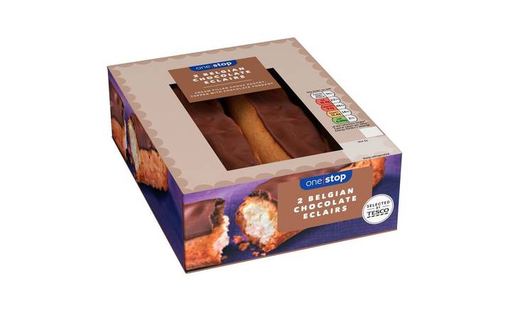 One Stop Belgian Chocolate Eclairs 2 pack (392627)