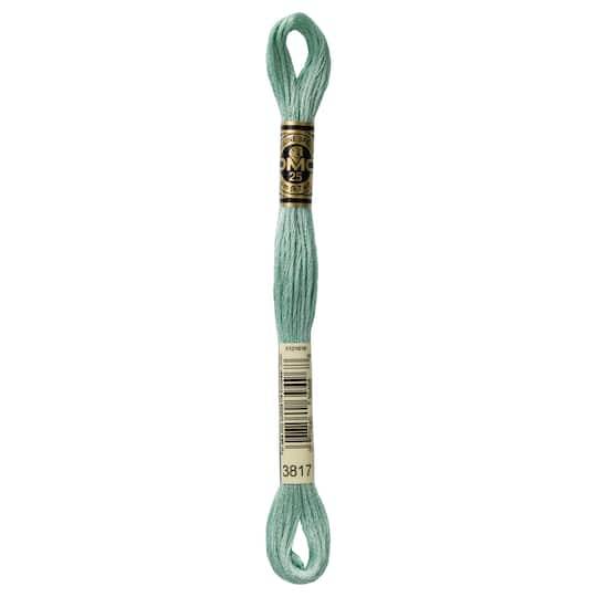 Dmc 6 Strand Embroidery Floss, Muted Green