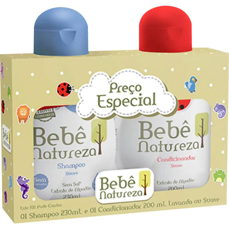 KIT BEBE NATUREZA SH+COND.