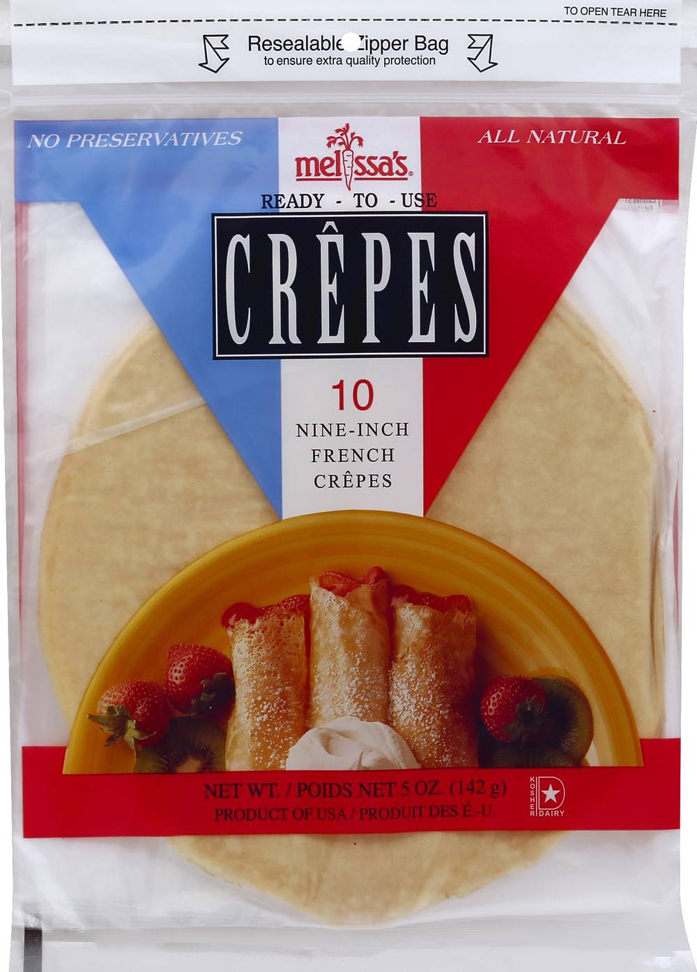 Melissa's 9" French Crepes (5 oz)