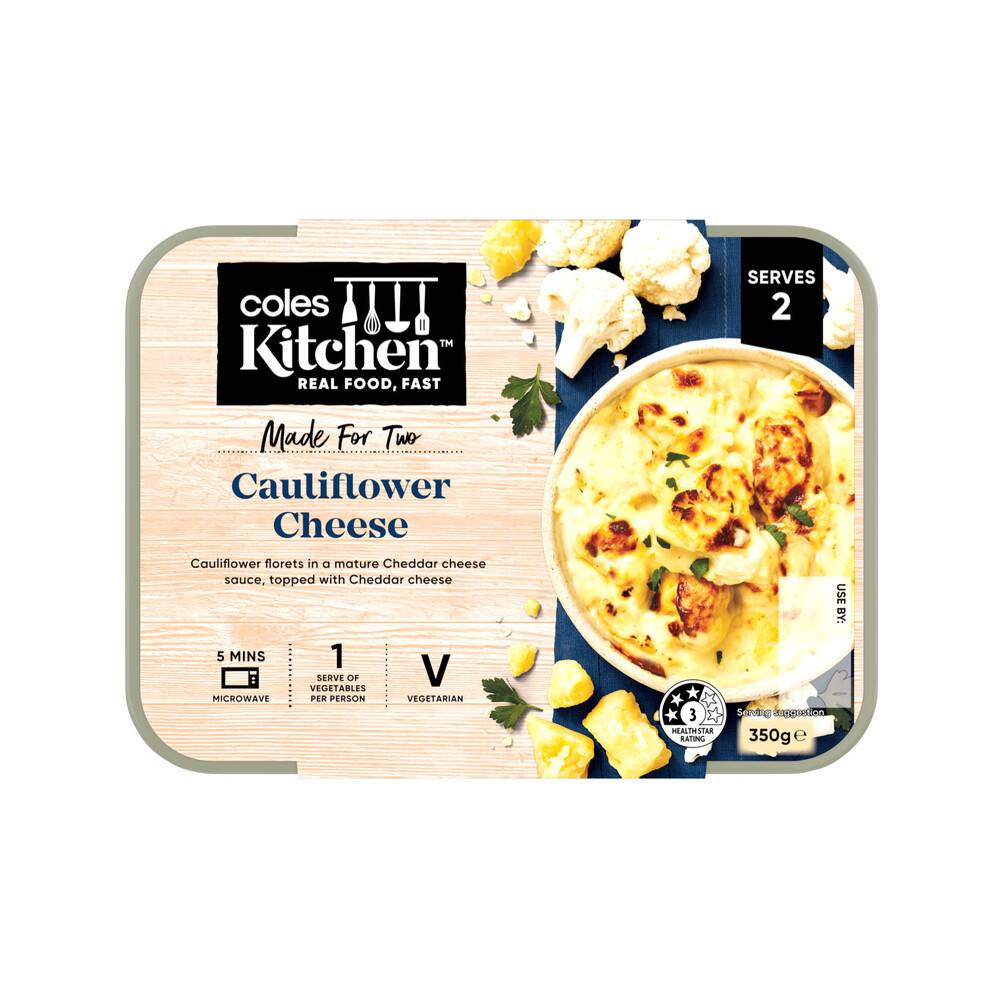 Coles Kitchen Cauliflower Cheese 350g
