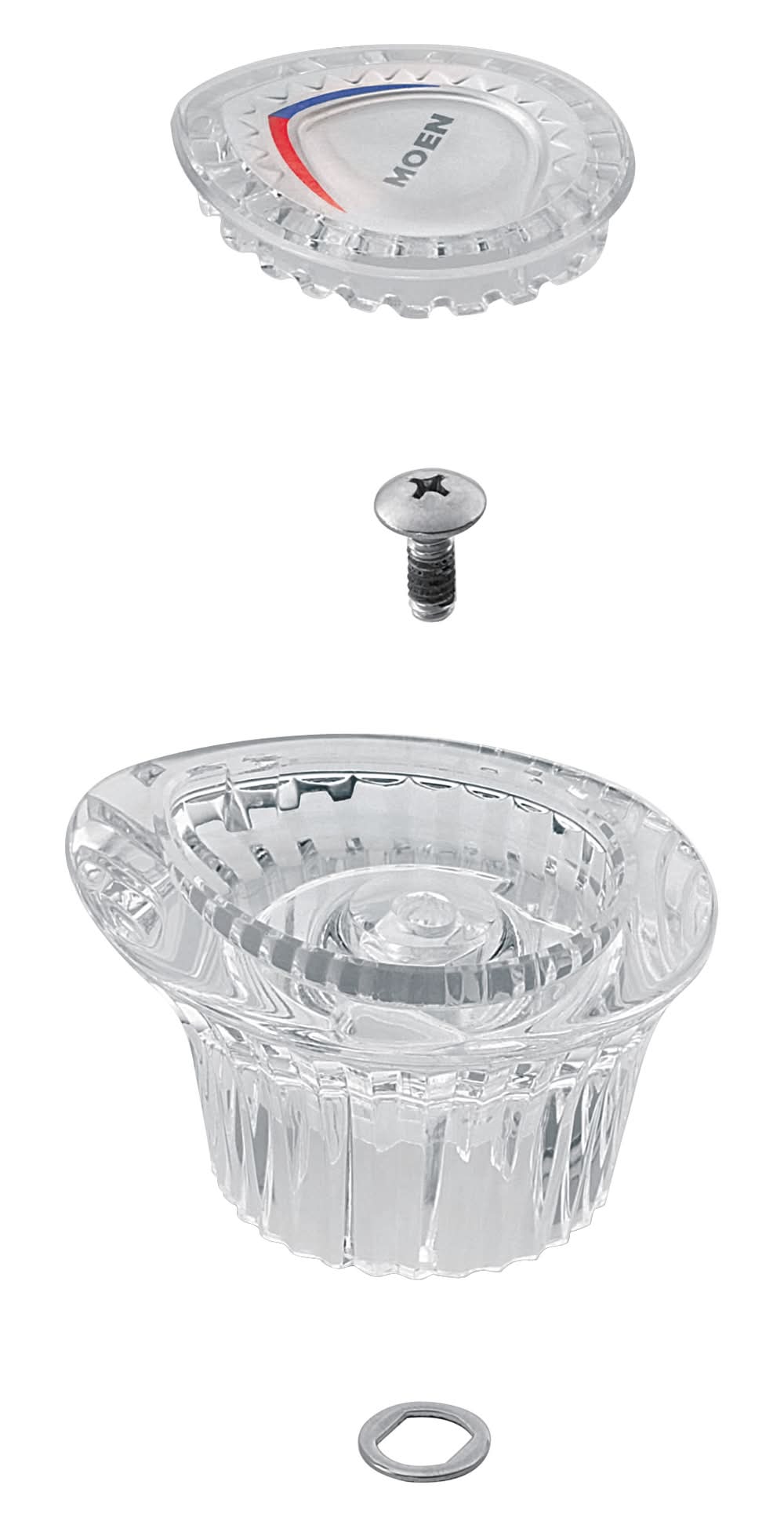 Moen Clear 1 -Handle Knob Shower Faucet Handle
