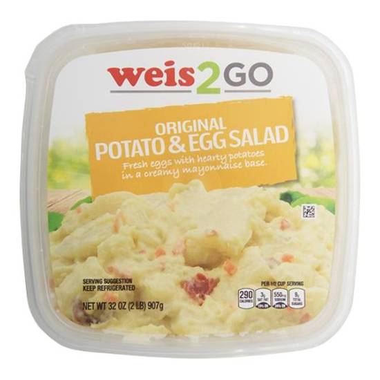Weis 2 Go Deli Salad Egg and Potato