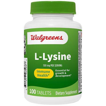 Walgreens L-Lysine 500mg - 100.0 ea