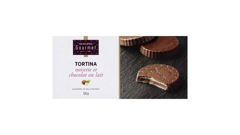 Monoprix - Gourmet tortina noisette et chocolat au lait