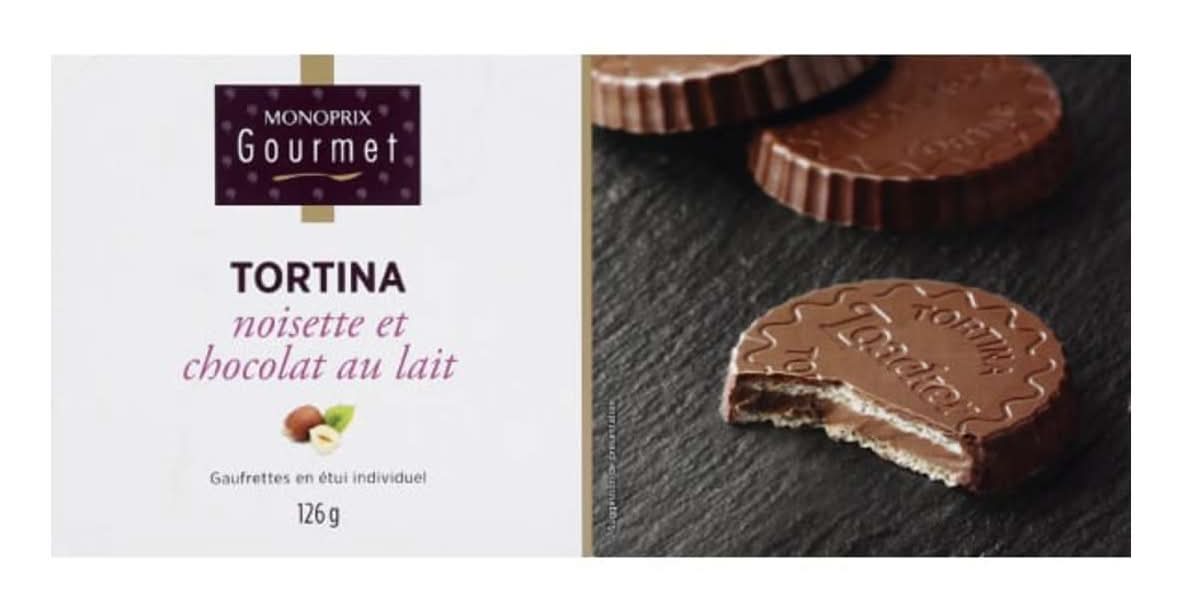 Monoprix - Gourmet tortina noisette et chocolat au lait (6)