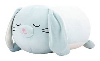 Squishmallows Large Plush Buttons Bunny Sleep a Mallows, 18 in, Blue
